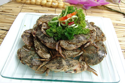 腌花盖蟹